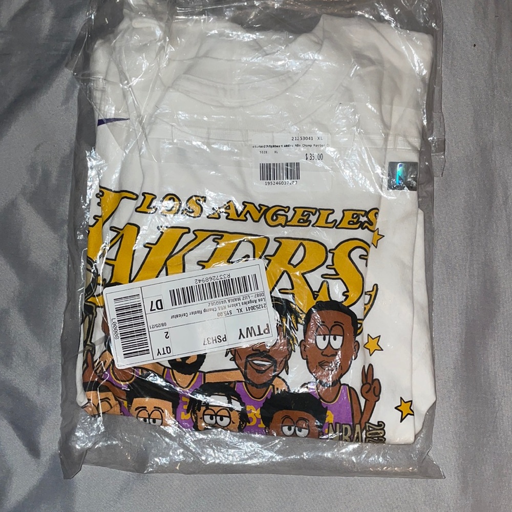 Lakers 2020 championship TShirt XL
